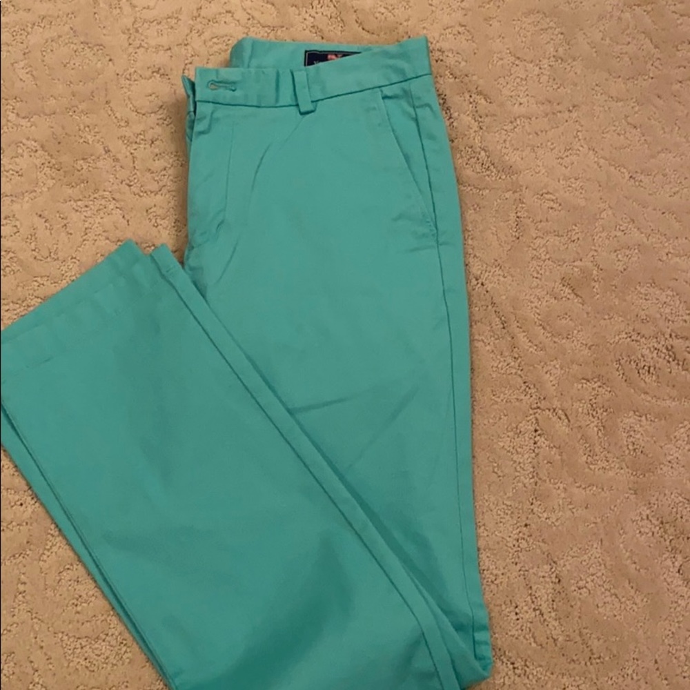 Vineyard Vines Turquoise Chinos